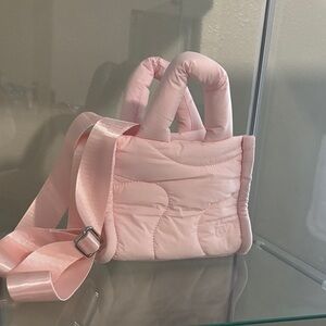 Elegant Pink Quilted Mini Bag